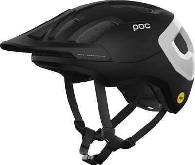 POC Axion MIPS Helmet 2022 - Uranium Black Matt-Hydrogen White - XS, Uranium Black Matt-Hydrogen White